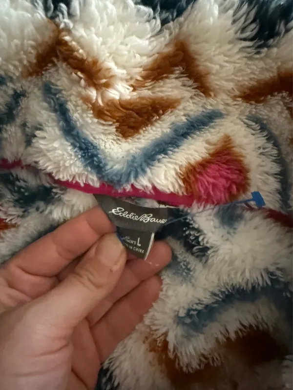 Eddie Bauer Fleece Aztec Quarter-Zip Print - Image 2