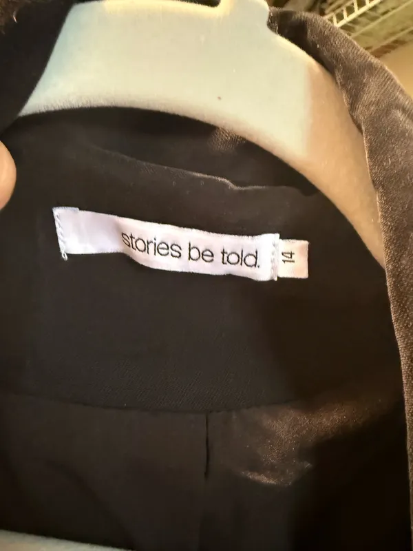 Black blazer Stories Be Told Size 14 - Image 6