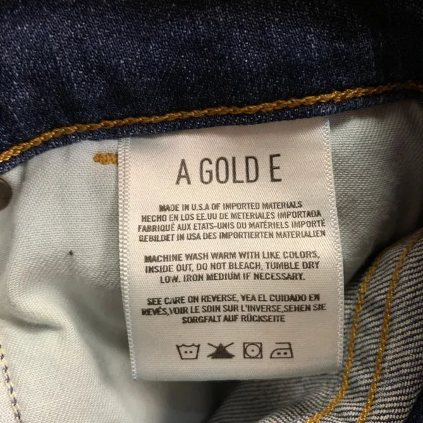 AGOLDE‎ Los Angeles Sophie Denim Jeans Womens Size 25 Dark Wash Skinny Mid Rise - Image 7