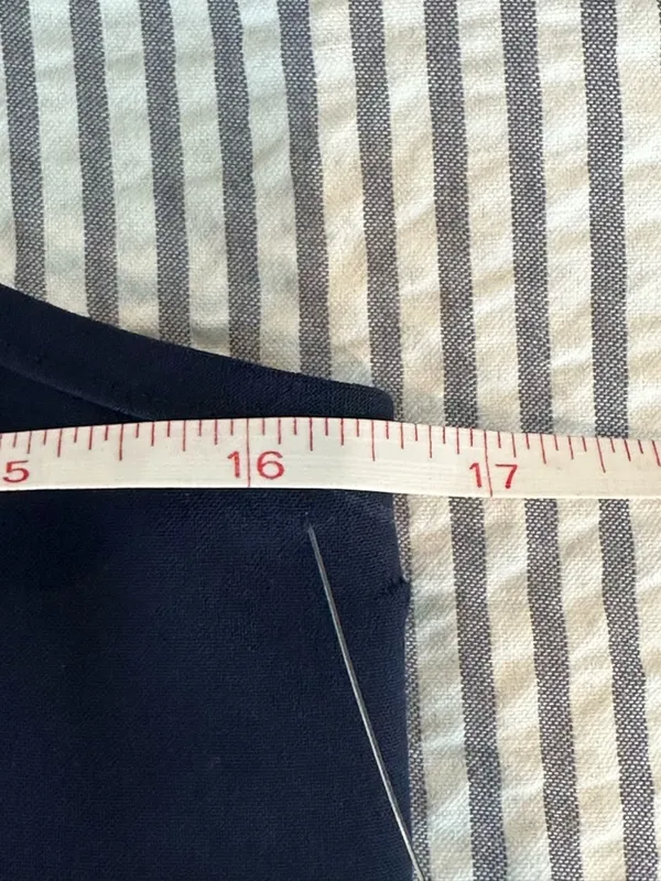 BTFBM Tiered Midi Dress Navy/ White Rick Rack Trim adjustable straps size Small - Image 11
