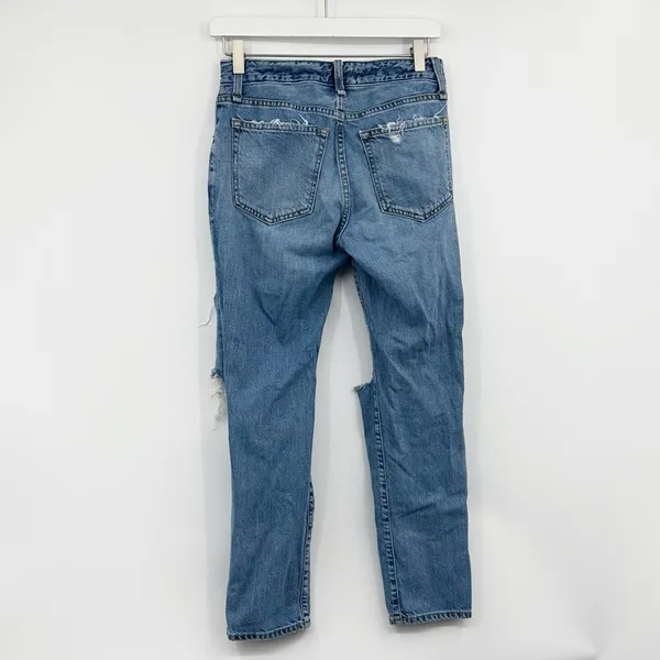Abercrombie And Fitch Ames Low Rise Slim Boyfriend Jeans Size 00 - Image 7