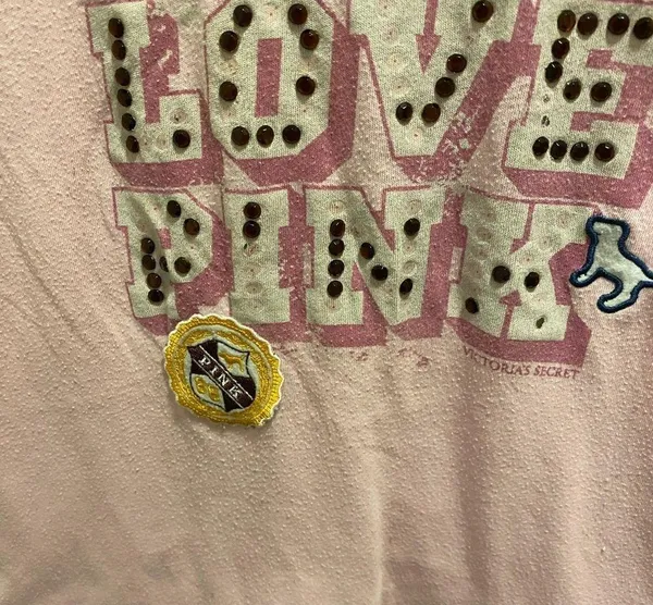 Victoria’s Secret Pink rhinestone t-shirt - Image 2