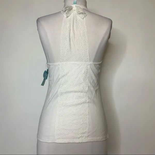NWT Betsey‎ Johnson Bride Lace T-Back Tank Top - Image 4