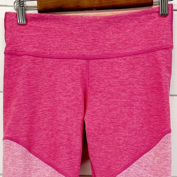 Outdoor Voices Womens S Pink Ombre 7/8 Leggings Colorblock‎ Activewear Pants - Image 5