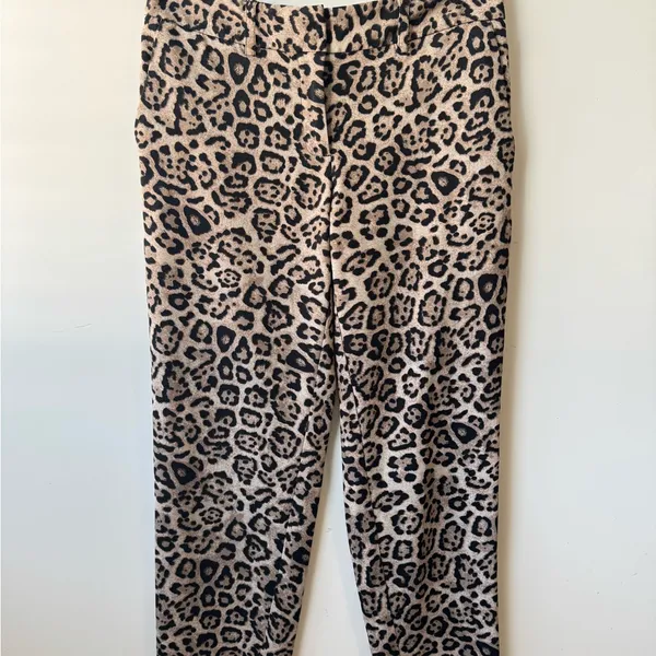 Victoria's‎ Secret Leopard Print Trousers Size 2 - Image 3