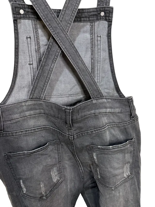 Free People Denim Overalls Size 27 – Vintage-Inspired Boyfriend Fit - Image 9