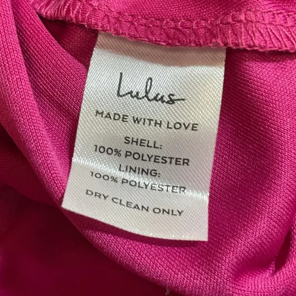 NEW Lulus Heavenly Hues Pink Pleated V Neck Bridesmaid Maxi Flare A-Line Dress M - Image 6