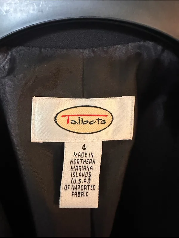 Talbots - Women's Black Blazer Jacket - Perfect Condition! - Image 4
