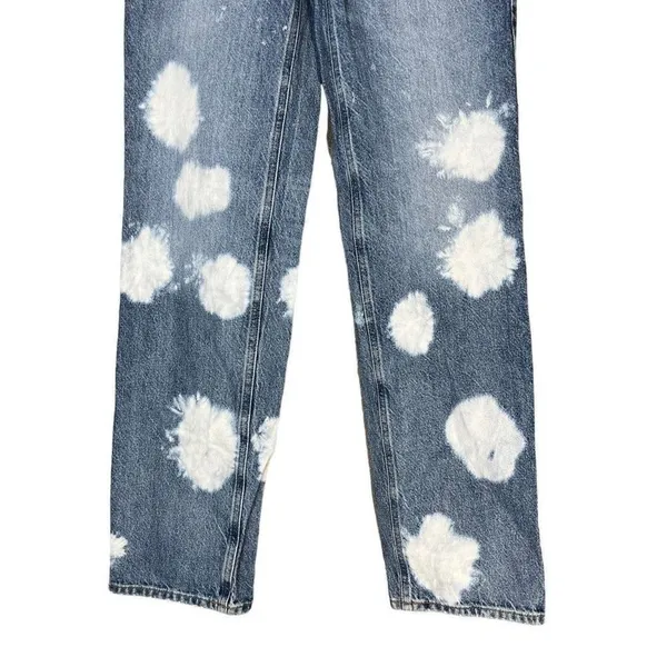 Pacsun 90’s Boyfriend High Rise‎ Straight Leg Bleached Jeans Size 24 - Image 3