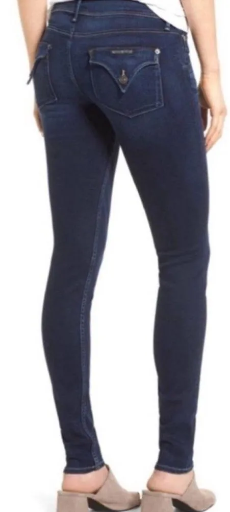 Hudson Women's Dark Blue Collin Mid-Rise Skinny Jean - Size 30 - Image 2
