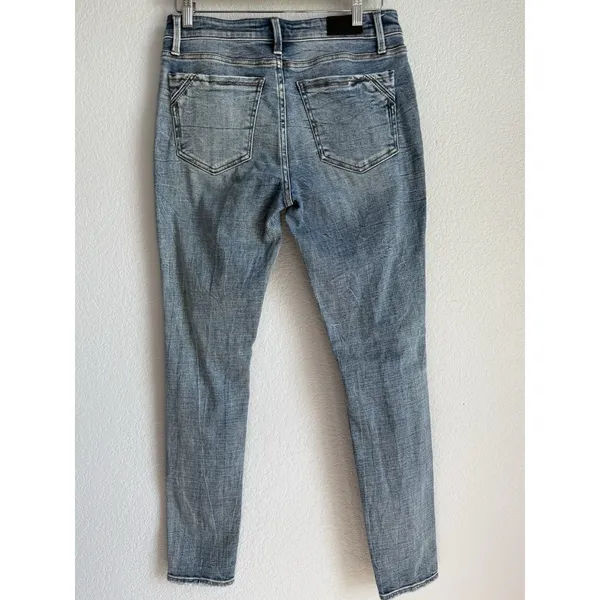 Buckle Black Fit 53 Distressed Ankle Skinny‎ Jeans Blue Denim Mid Rise Ripped 26 - Image 10