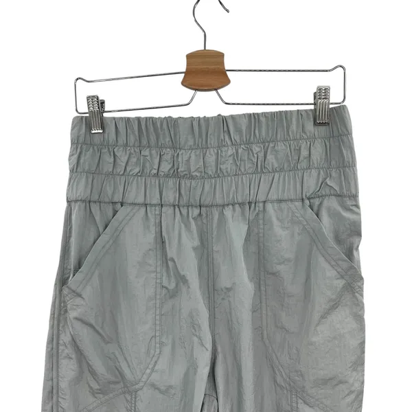 Free‎ People Movement Way Home Joggers Pants Nylon Windbreaker Gray Size Small - Image 4