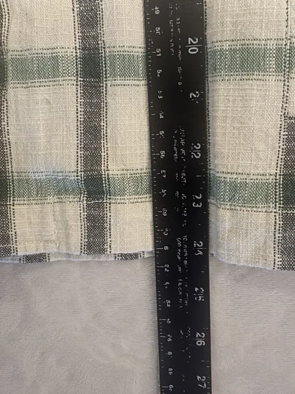Zara oversized shacket jacket plaid beige black white S Button Up - Image 7