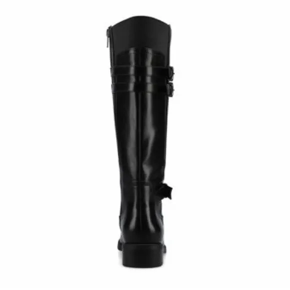Journee Collection Sonny Knee High Wide Calf Boots in Black, Size 10 WC - Image 6