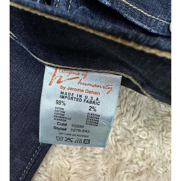 Citizens of Humanity classic 'Ava' dark wash low rise straight leg jeans Size 26 - Image 6