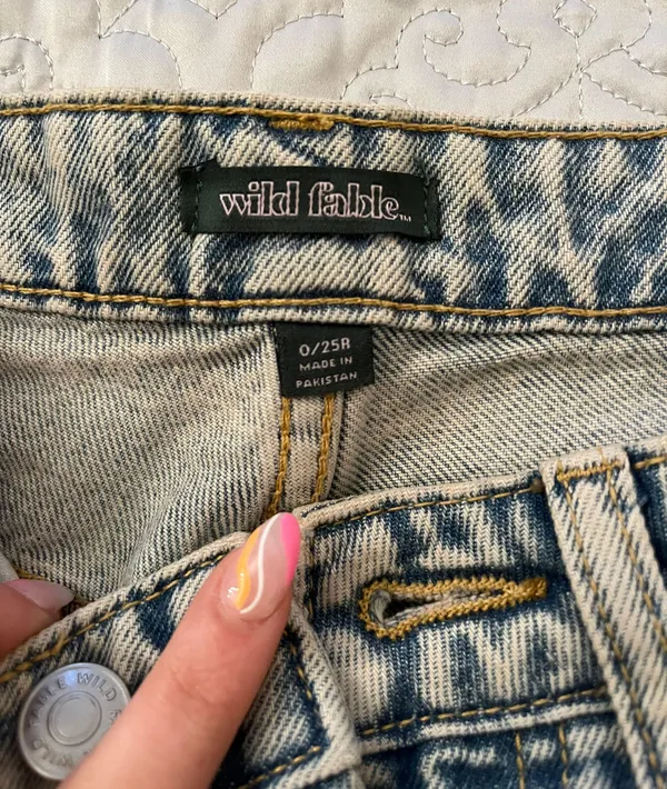 Wild Fable Mom High Rise Jean Shorts - Image 3