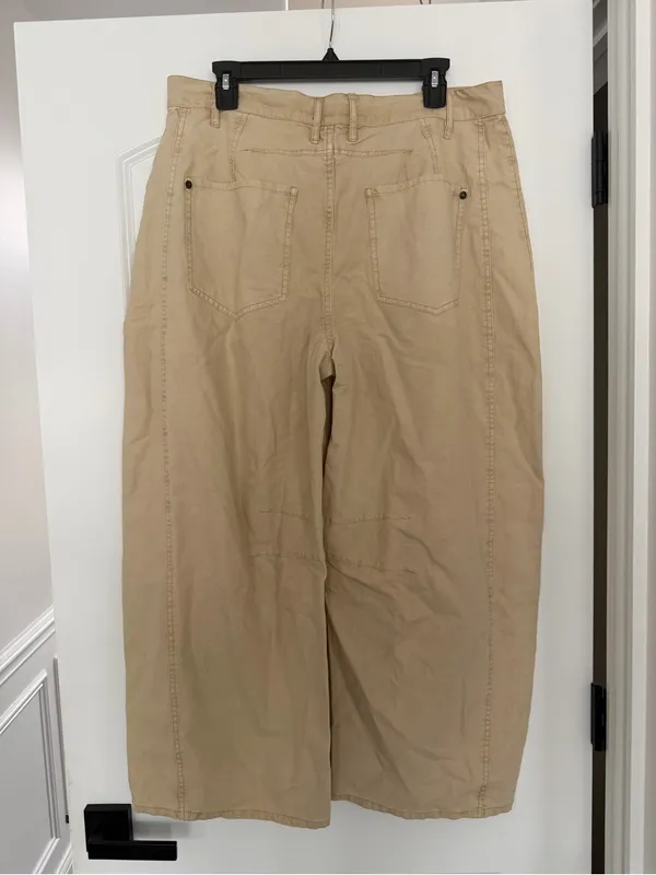 We The Free Free People Good Luck Barrel Leg Pants - Image 5