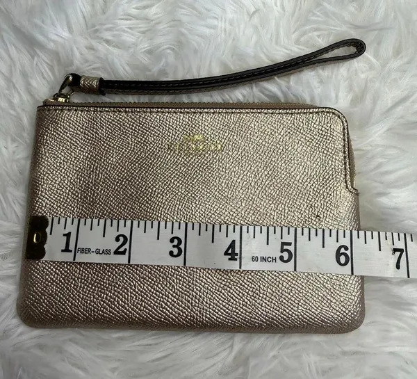 COACH Gold Slim Wristlet - Image 7