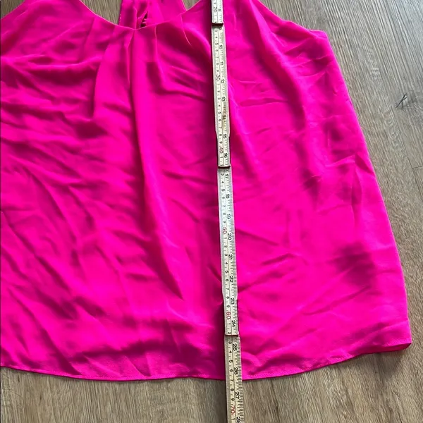 Naked Zebra Women's Fuscia Spaghetti Strap Tank Top Size Large - Image 3