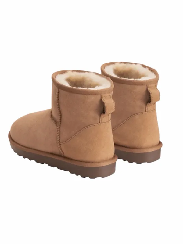 NEW Kirkland Signature Women’s Shearling Chestnut Tan Winter Short Boots Size 11 - Image 15