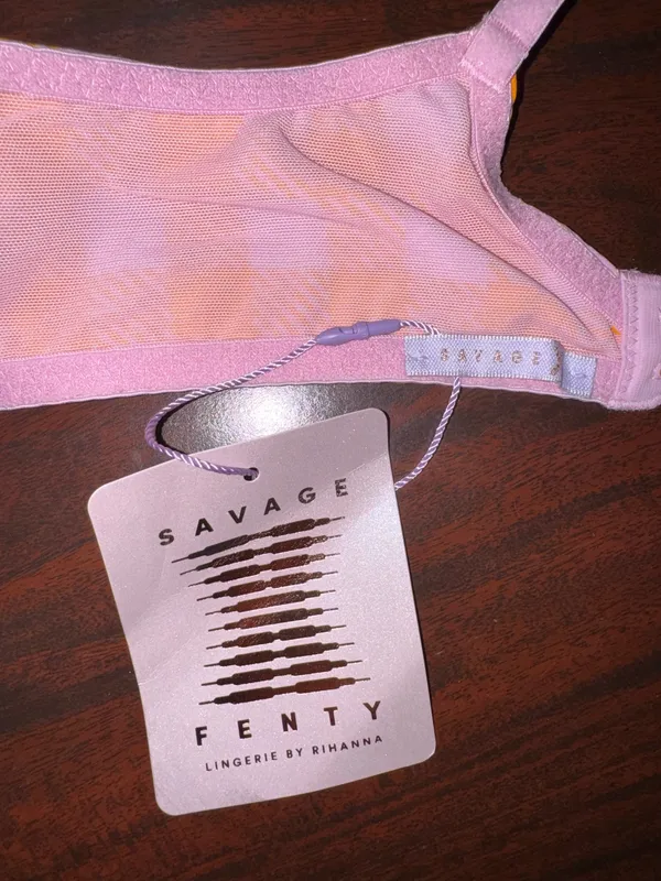 NWT Savage X Fenty Gingham Remix Low-Cut Balconette Bra Size 34B - Image 4
