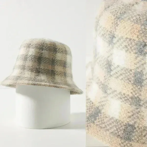 Anthropologie San Diego Hat Company Plaid Bucket Hat NWOT - Image 14