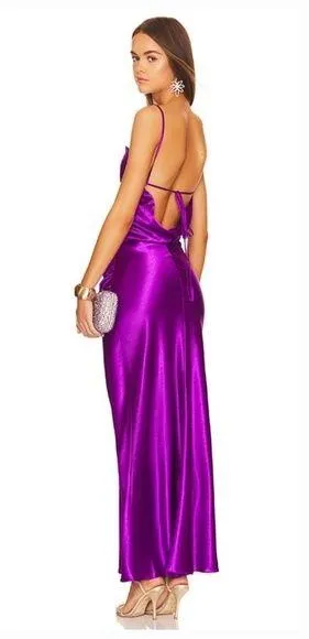 Superdown Lanthea Maxi Dress in Purple - Image 2