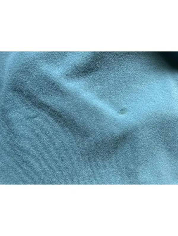 Vanity Fair Vintage Light Turquoise Wrap Robe with Braided Trim and Belt - Image 15