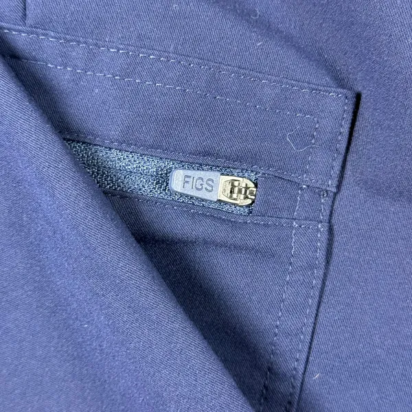 FIGS HW Zamora High Rise Jogger Scrub Pants Navy Blue Small W22SW2012 Technical - Image 2