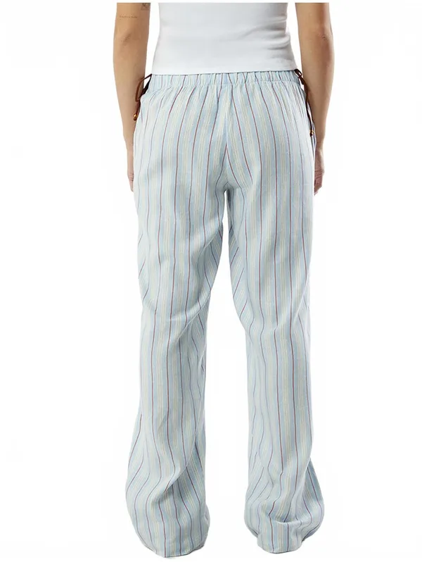 Pacsun Outer Banks Beachcomber Linen Boxer Pants NWT Blue Stripe Small - Image 2