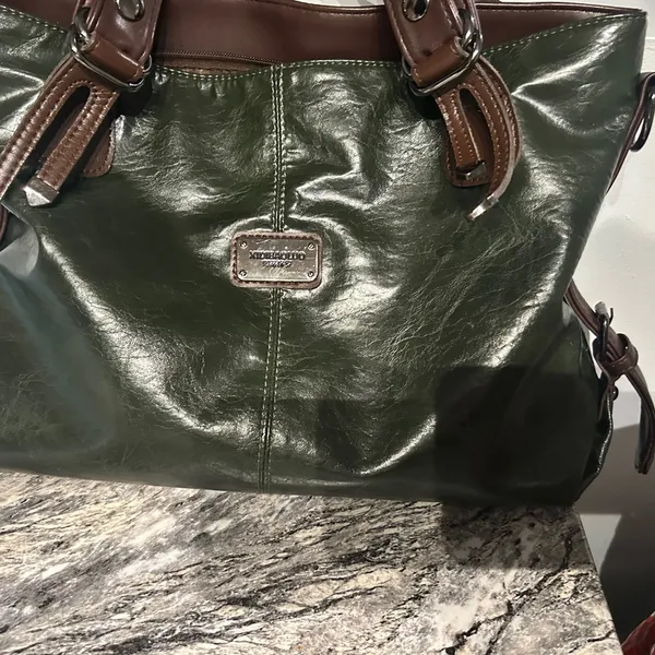 Stylish Green and Brown Women's Bag Xidibaoluo - Image 13