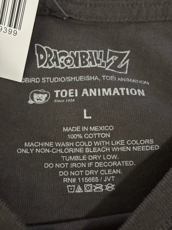 Toei Animation Dragon Ball Z Vegeta Large Graphic T-Shirt - Image 4