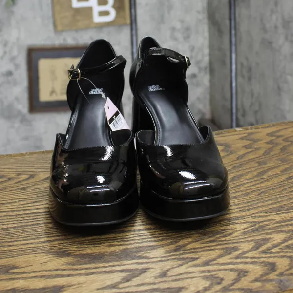 wild fable Womens Darcy Patent Platform Pumps with Memory Foam Insole Black 11M - Image 3