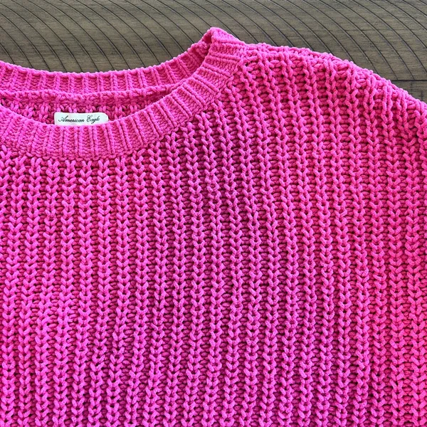 American Eagle Knit Crew Neck Sweater - Image 4