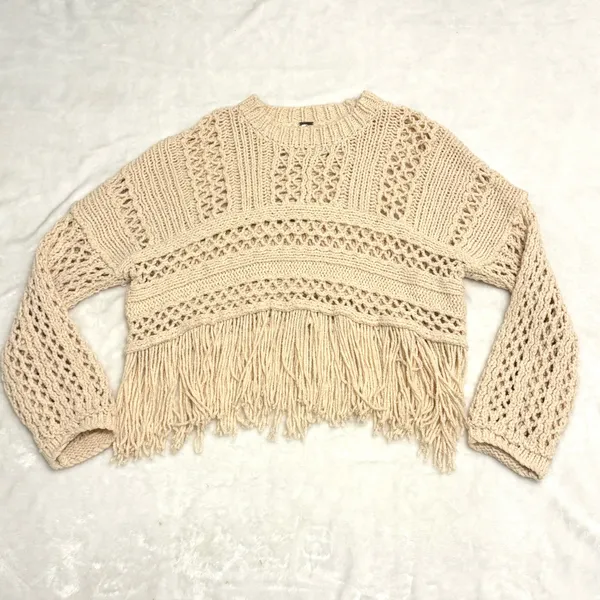 Free People Fringe Sweater Knit - Image 3