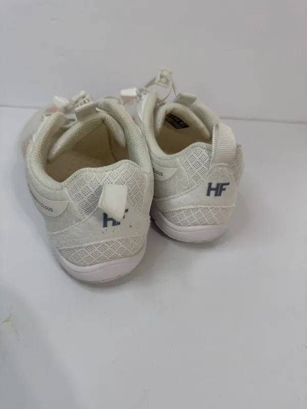 hike Women’s White Athletic Sneakers with Pink Mesh Details - Image 4
