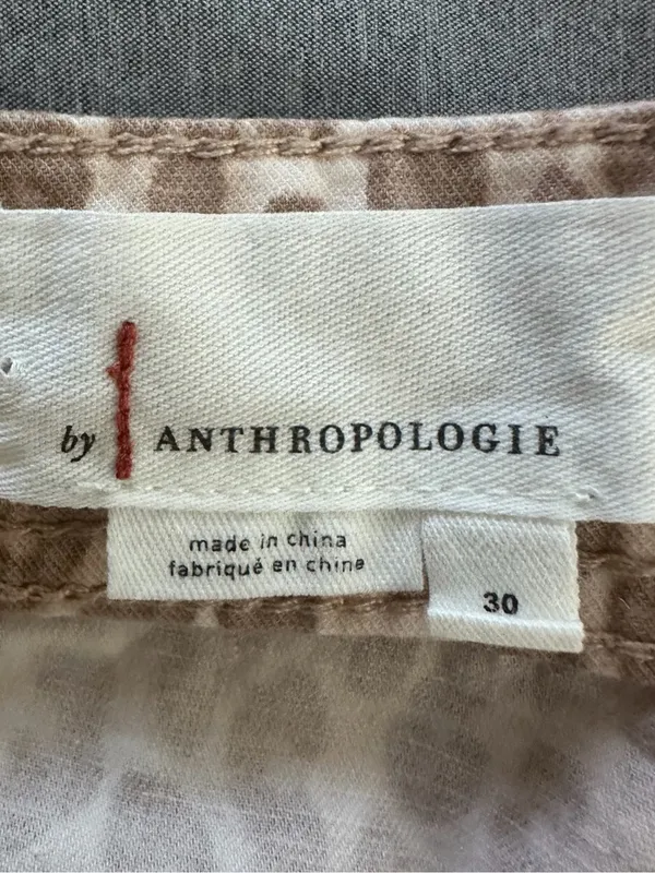 Anthropologie The Wanderer Leopard Print Cargo Pants Size 30 Belted Utility - Image 5