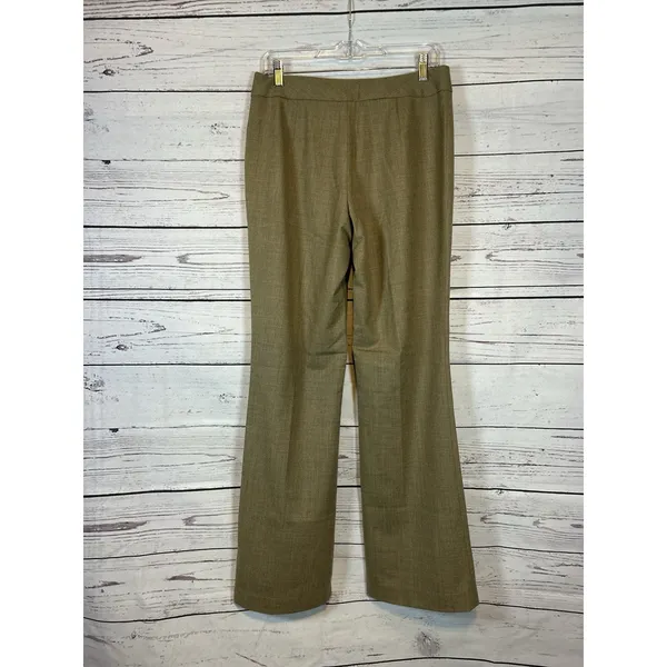 Banana Republic Harrison Pants Size 8 – Gray Brown Wool Blend – Made in Italy - Image 3