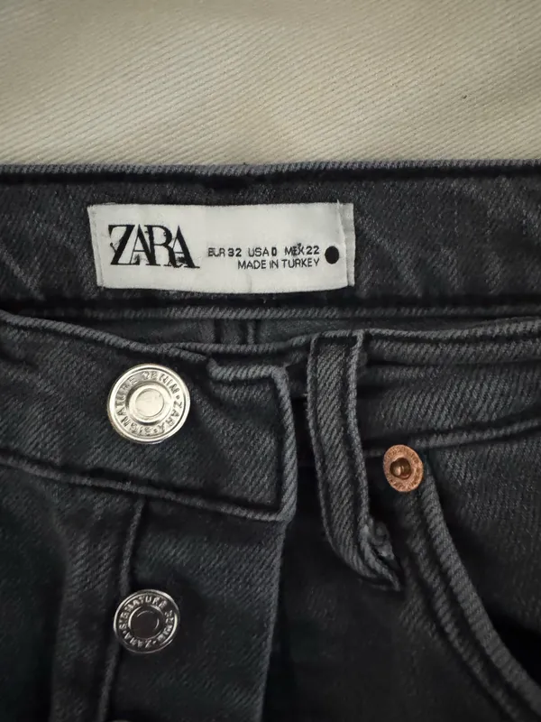 Zara dark grey jeans - Image 2