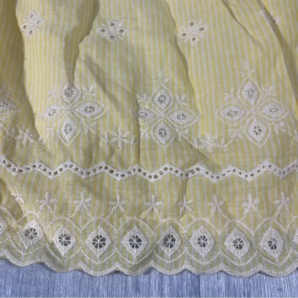 Maurice’s Yellow Embroidered Women's Skirt; XL; NEW - Image 11