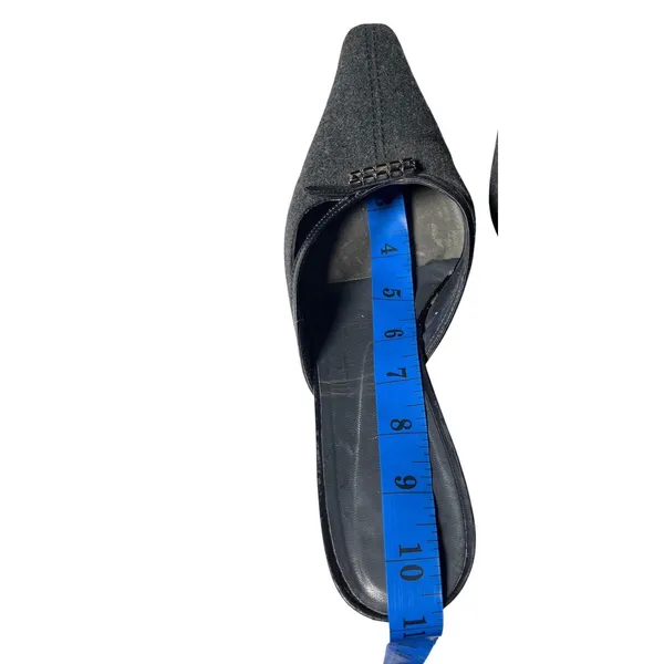 Gray Wool Mules Slip On Women EU 40‎ US 9 Unbranded - Image 7