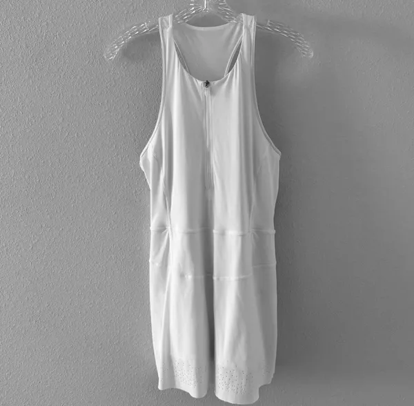 Lululemon Perf-ect Your Pace Dress White Size 8 Dress Skort Pickleball Tennis - Image 7