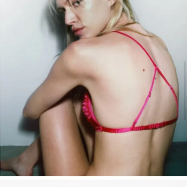 Zara Hot Pink Silk Crop NWT - Image 7