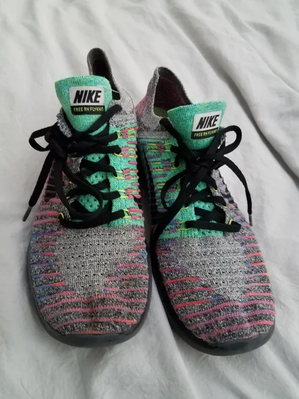 Nike Free RN Flyknit Running Womens Shoes Size 9 - Image 2
