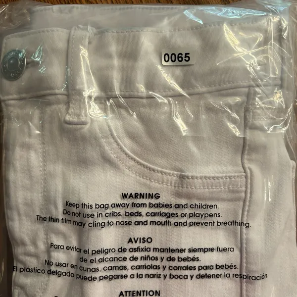 American Eagle Hi Rise Jegging Next Level‎ Stretch Size 4 Regular WHITE Stains - Image 15