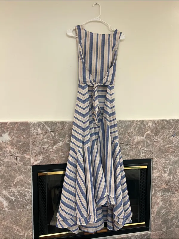Amanda Uprichard Casella Dress - Myers Stripe - Image 2