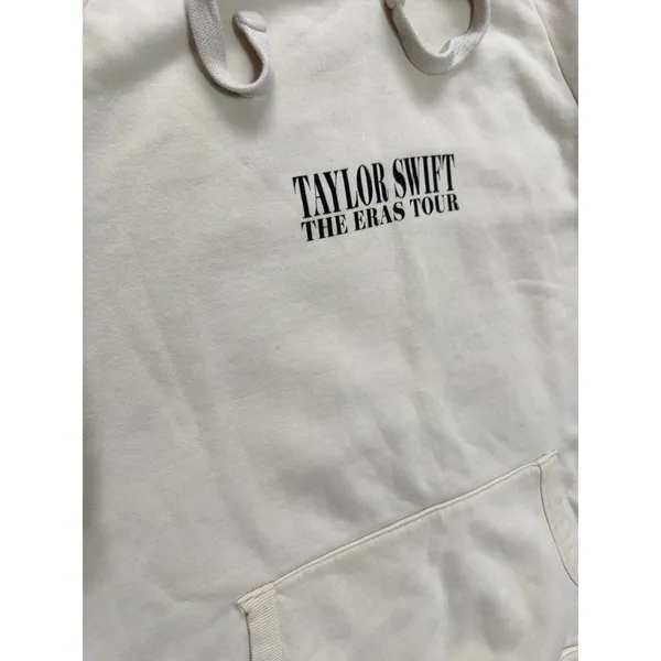 Taylor Swift Official The Eras Tour Sweatshirt Hoodie Adult Size XL Unisex Cream - Image 10