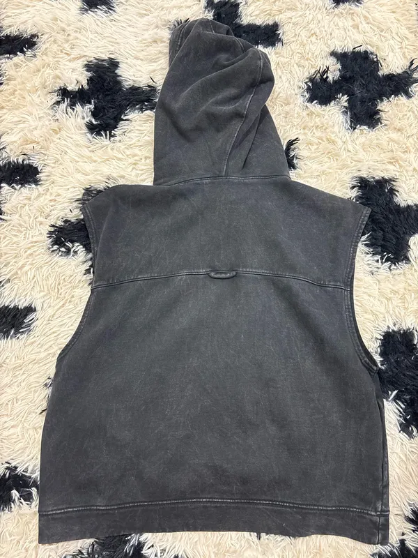 Free People Movement Sleeveless Hoodie Sweater Muscle Sweatshirt Women’s M - Image 3