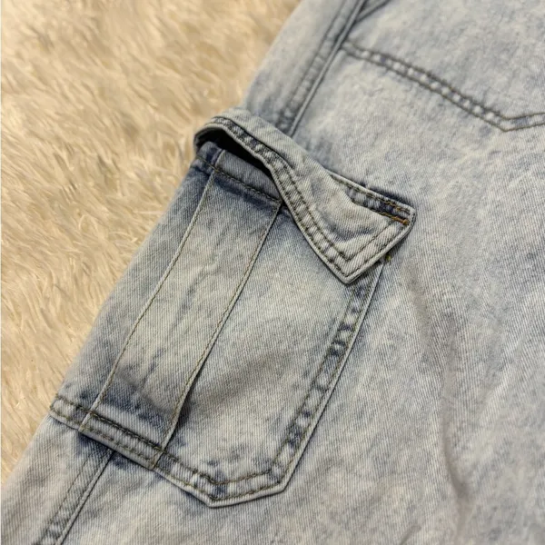 👖🔜 Aeropostale Light Blue Cargo Jeans - Image 3