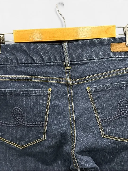 Seven7 Y2K Ultra Low Rise Bootcut Jeans 28 Hip Hugger McBling Indie Sleaze - Image 6